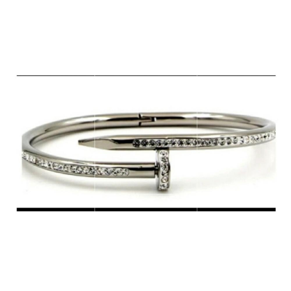 Nail Bracelet with Stones